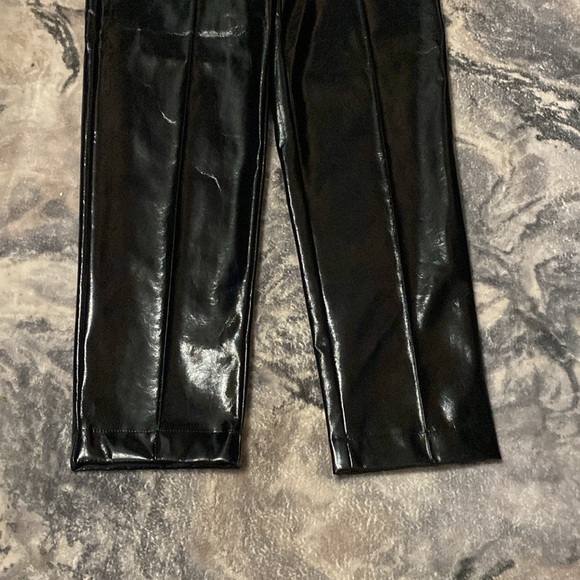 NWT ONLY FAUX LATEX STR LEG PANTS - Picture 2 of 8